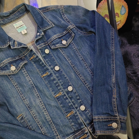 Old Navy Jean Jacket Womens XL ( 14 regular ) - Picture 3 of 7